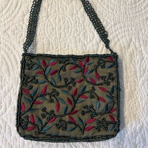 Embroidered Beaded Women's Bag